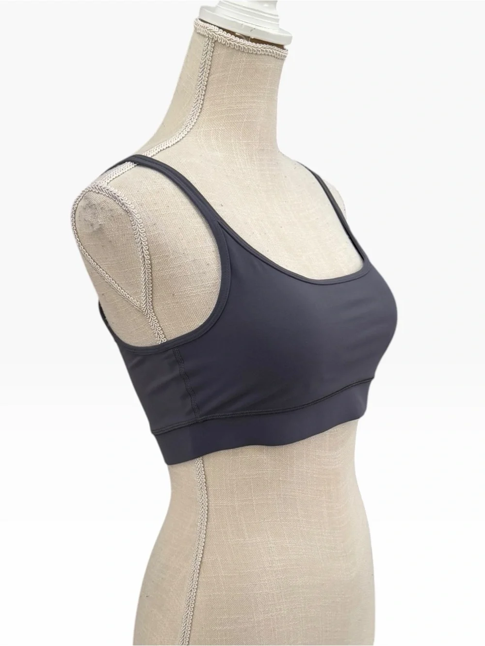 Vuori Mindset Slate Blue Strappy Crossback Sports Bra Size M